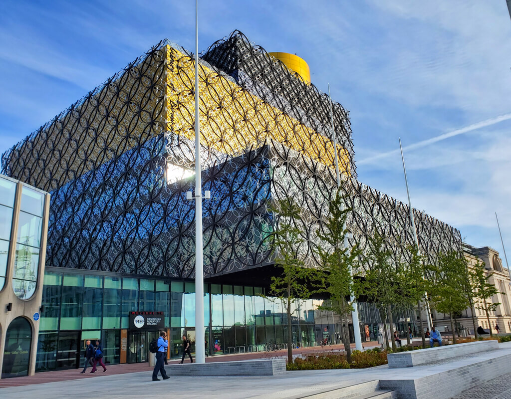 A photograph of Birmingham in the sunshine