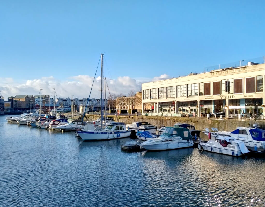 A photograph of Bristol in the sunshine