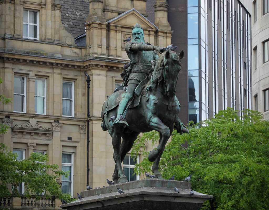 A photograph of Leeds in the sunshine
