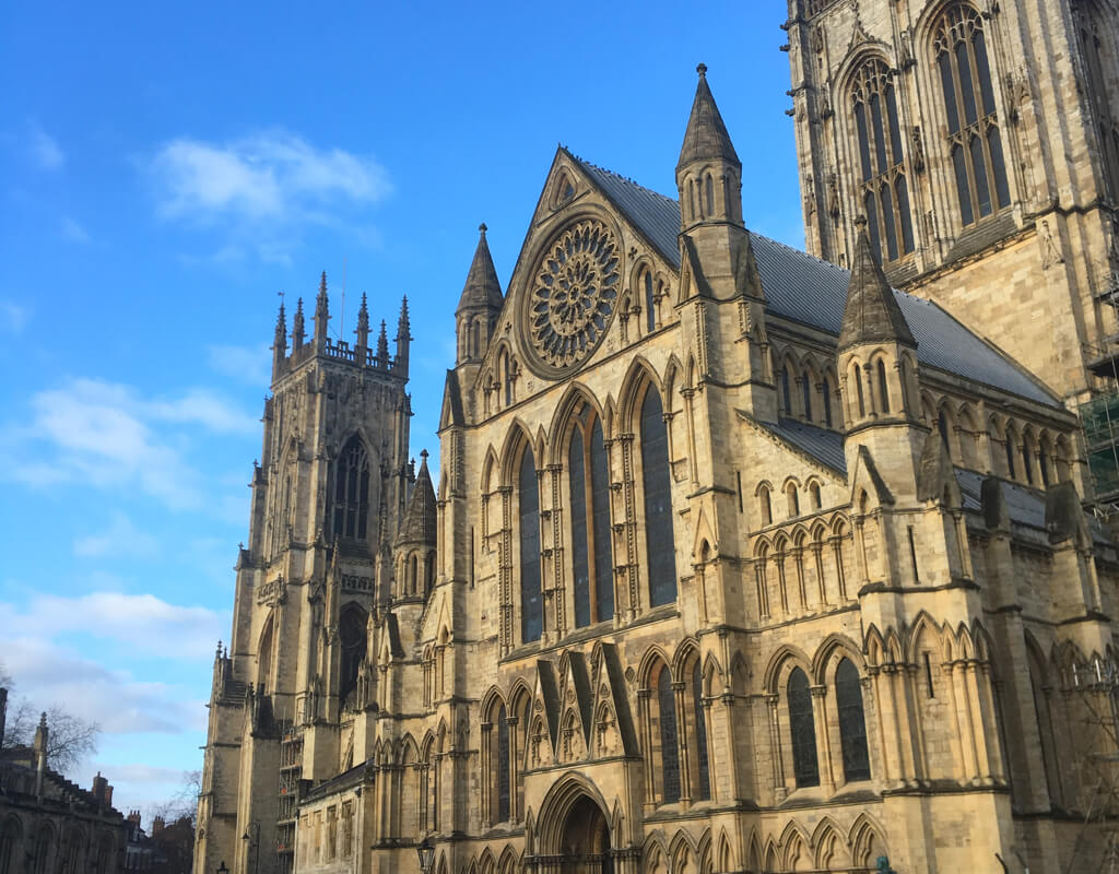 A photograph of York in the sunshine